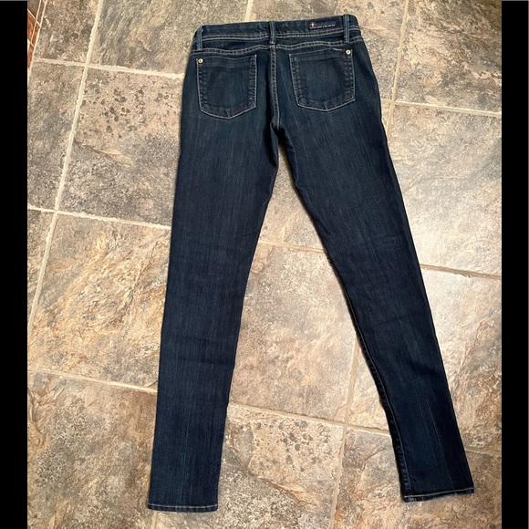🌺 Fidelity Dark Blue Jeans Straight Leg 5 Pocket EUC Women’s Size 27. - Picture 14 of 15